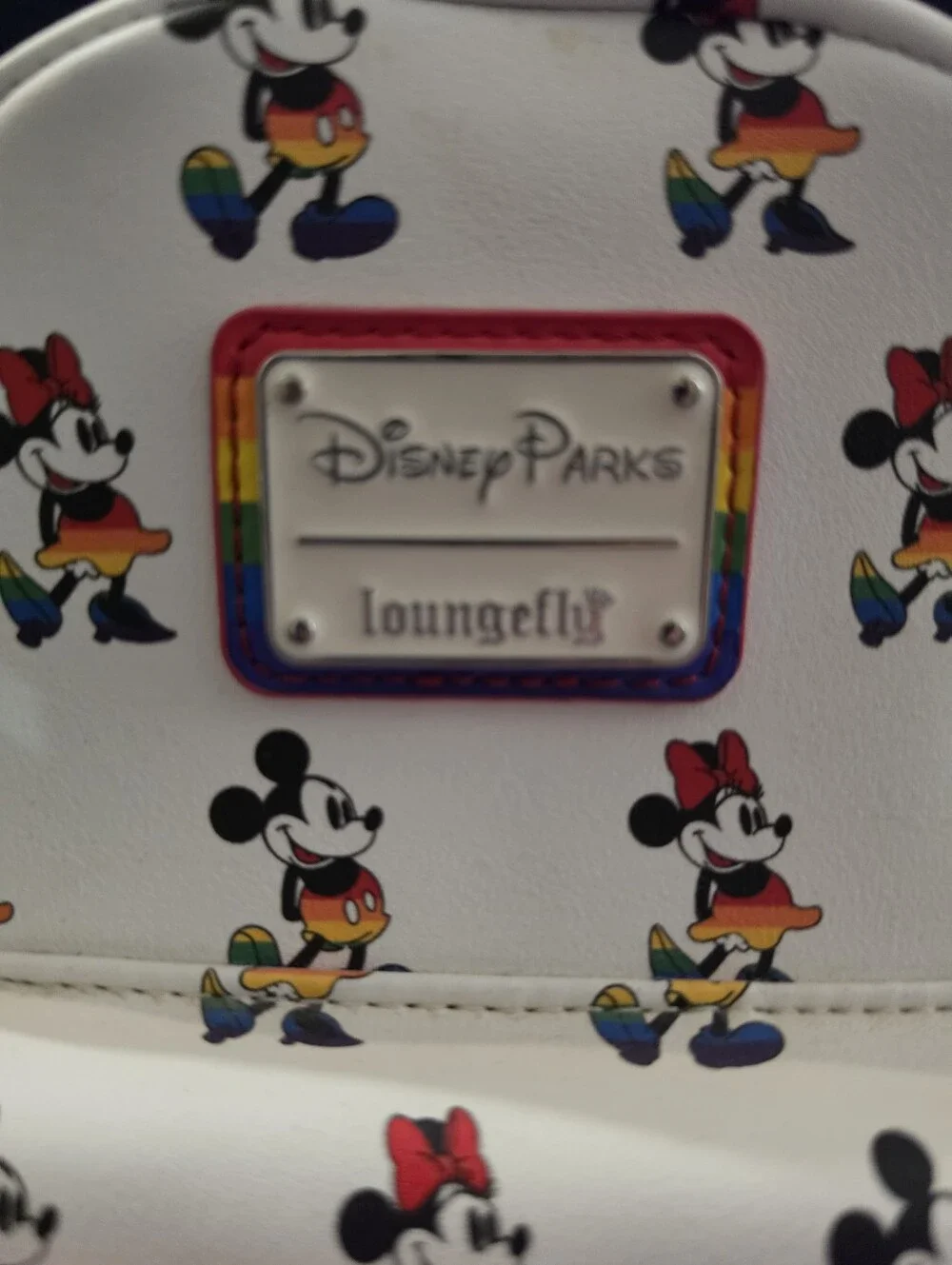 Disney Loungefly Mickey Mouse Pride Mini Backpack